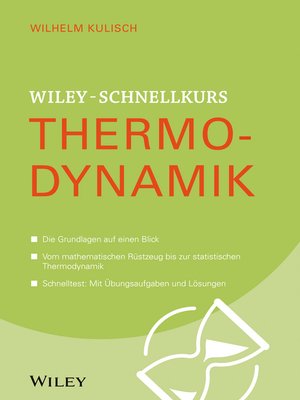 cover image of Wiley-Schnelllkurs Thermodynamik